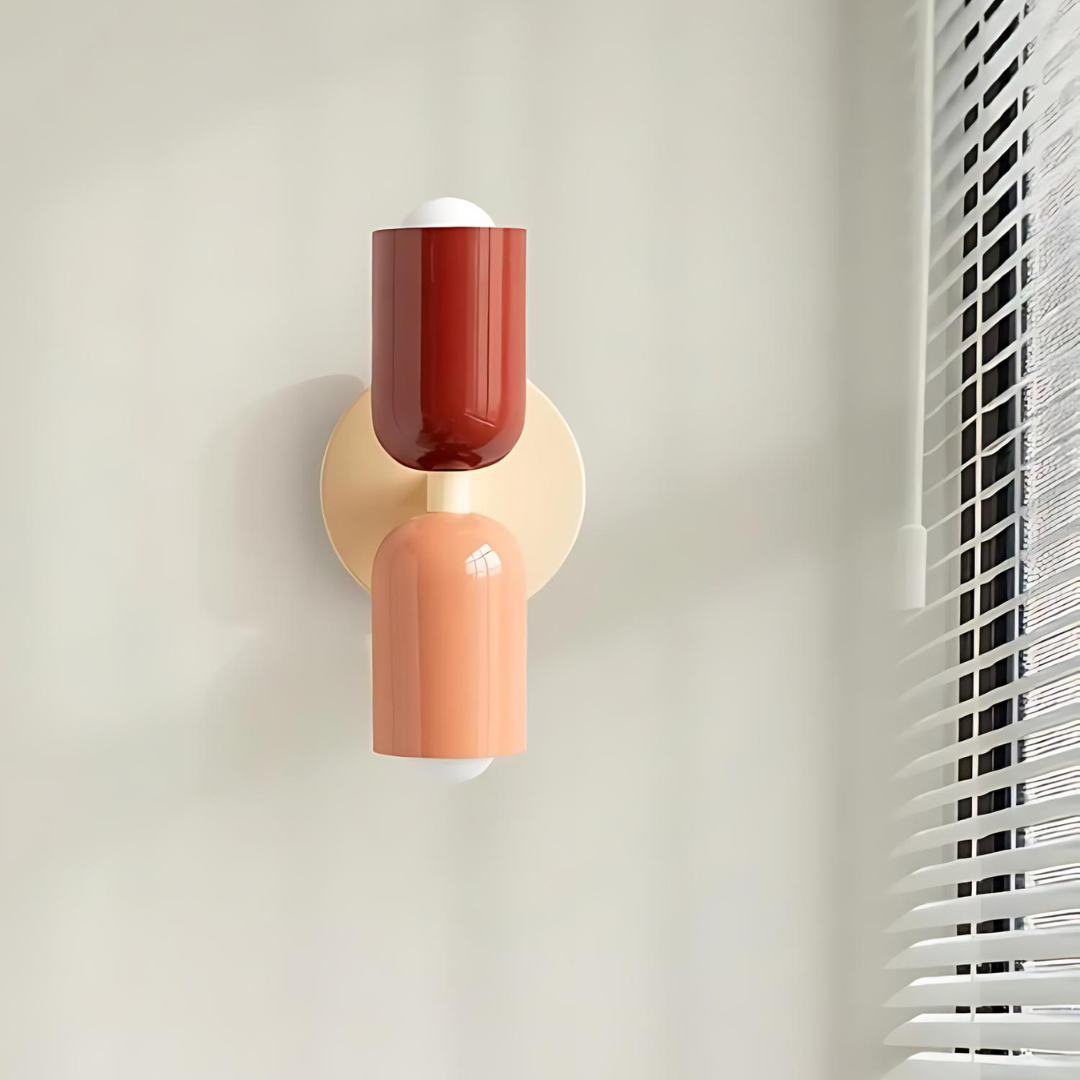 Creamy Glow Wall Lamp | Modern Dual-Light Wall Fixture