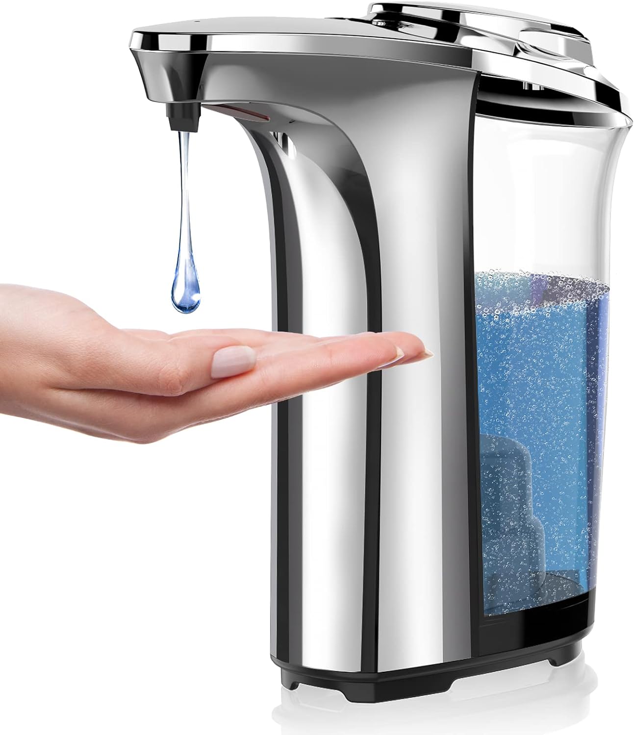Automatic Touchless Dish Soap Dispenser For Kitchen And Bathroom - Food Prep | Kitchen Tool | Durable