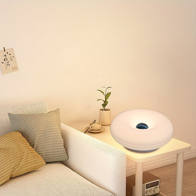 Modern Donut LED Wall Lamp | Rechargeable Touch Wall Light