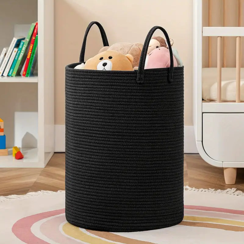 Large Laundry Hamper Basket with Handles | Modern Farmhouse Style