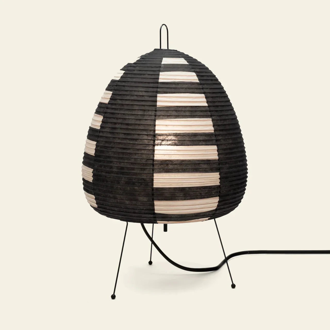 Japanese Paper Table Lamp | Retro Rice Paper Lighting