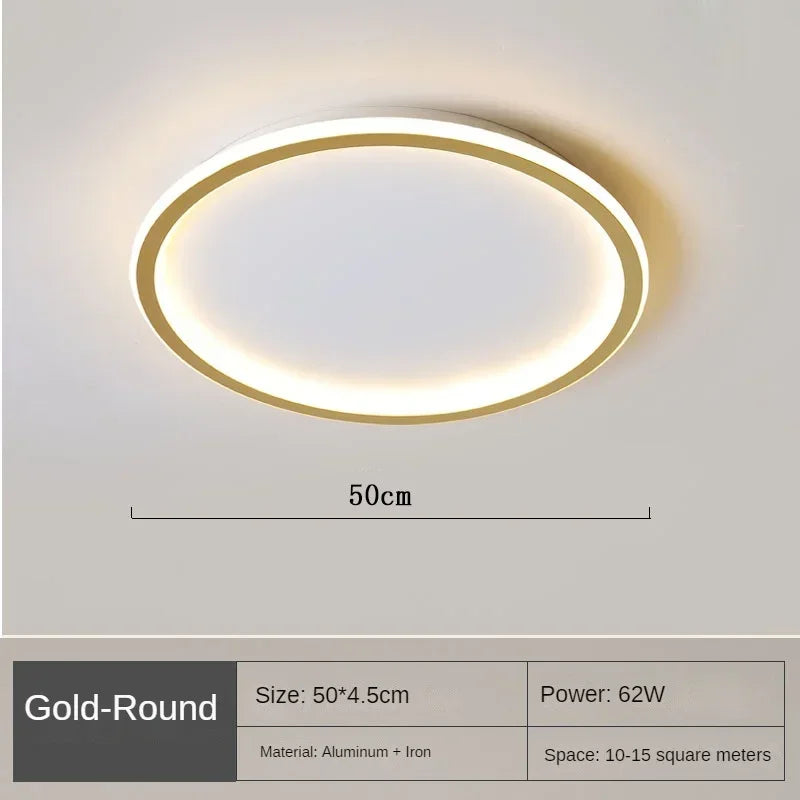 AuroraSphere | Elegant Minimalist Round LED Flush Mount Ceiling Light 9