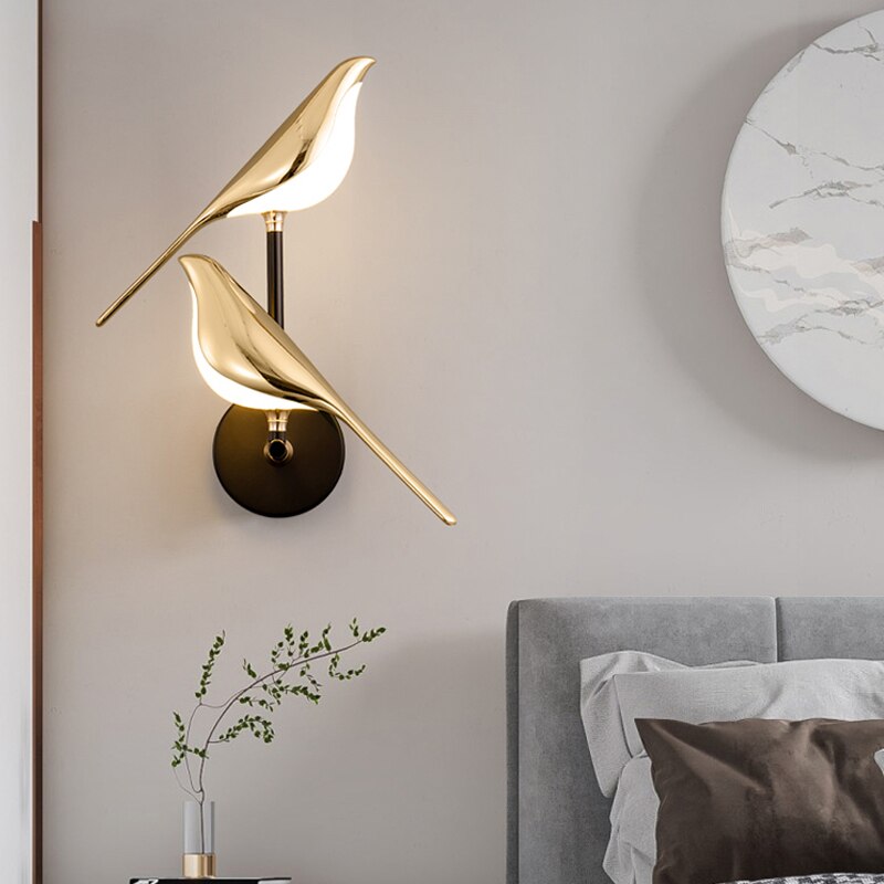 AvianGlow | Chic Modern Bird-Inspired Wall Sconce Lighting Fixture 5