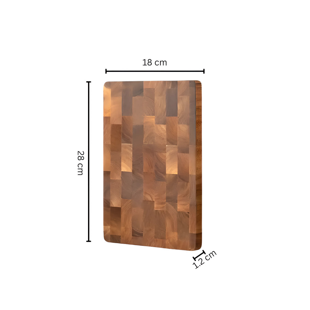 Checkerboard Wooden Cutting Board 0