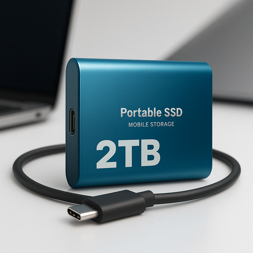 Compact Series | 2TB Portable SSD External Hard Drive with Fast Transfer Speed | Lightweight Design for Easy Storage 4