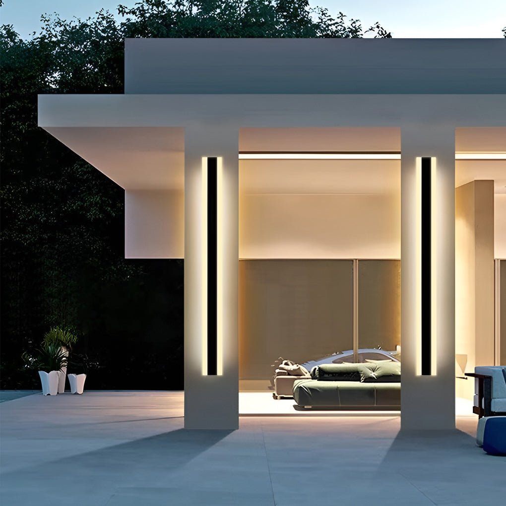 Contemporary Black Outdoor Wall Light | Dimmable LED Design with Colour-Changing Features for Stylish Outdoor Ambiance 5