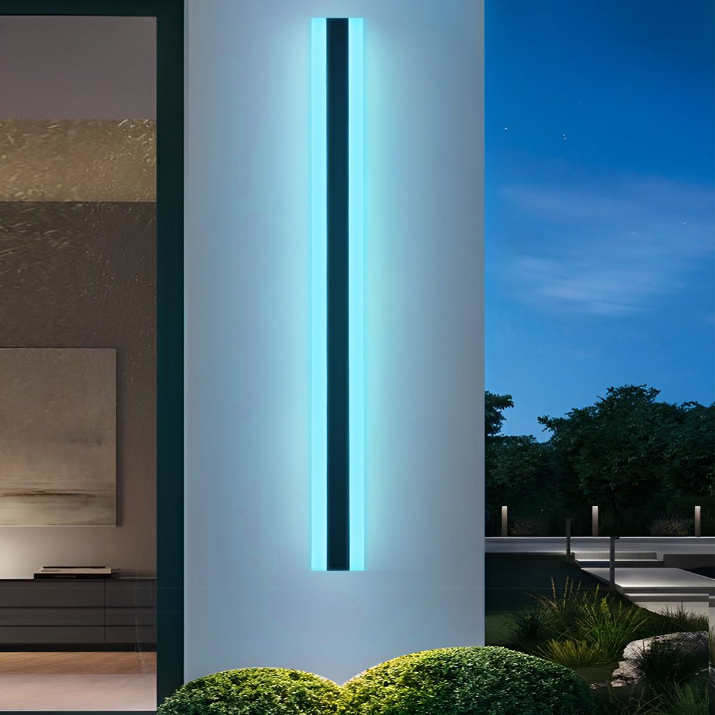 Contemporary Black Outdoor Wall Light | Dimmable LED Design with Colour-Changing Features for Stylish Outdoor Ambiance 7