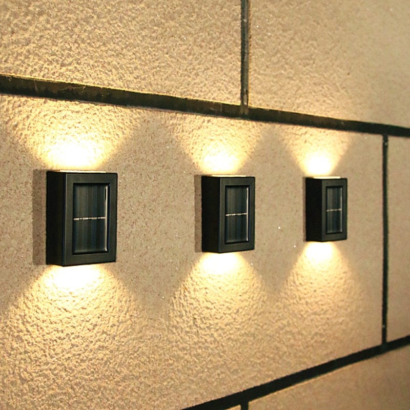 EcoGlow | Outdoor Solar Wall Light with Automatic Dusk-to-Dawn Sensor | Modern Design for Energy-Efficient Illumination 0