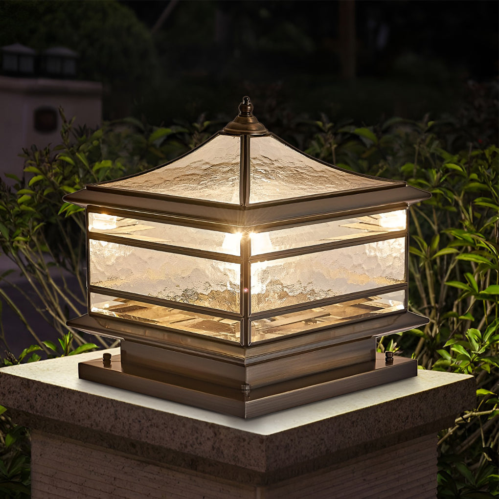Elegant Outdoor LED Lights | Solar Garden Post Light with Dual Power Options | Stylish Illumination for Gates and Patios 1