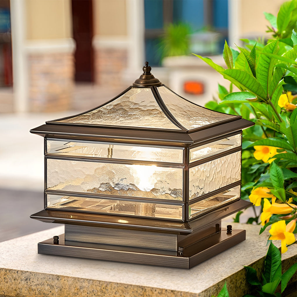 Elegant Outdoor LED Lights | Solar Garden Post Light with Dual Power Options | Stylish Illumination for Gates and Patios 2