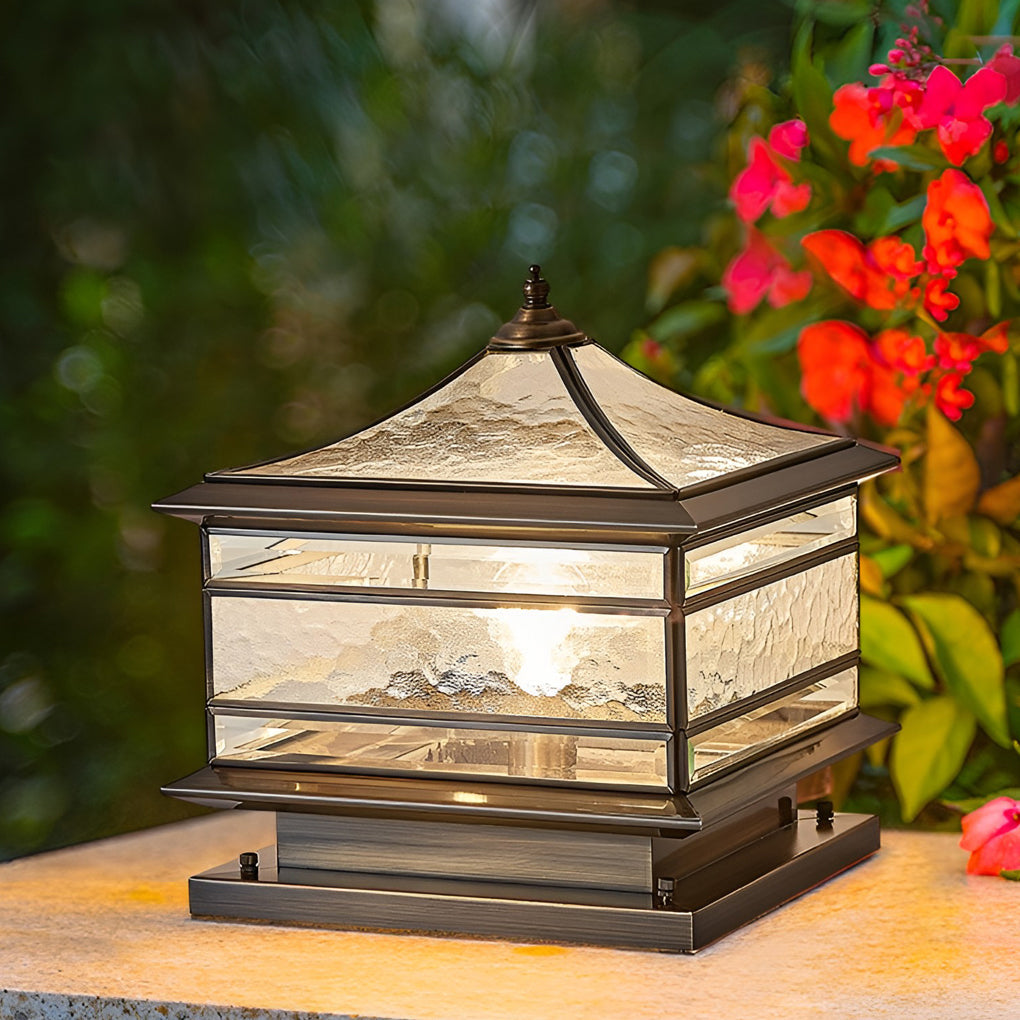 Elegant Outdoor LED Lights | Solar Garden Post Light with Dual Power Options | Stylish Illumination for Gates and Patios 3