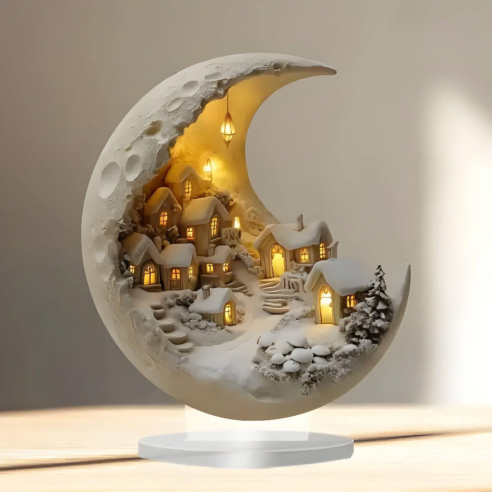 Moon Village Table Lamp | Warm decorative glow