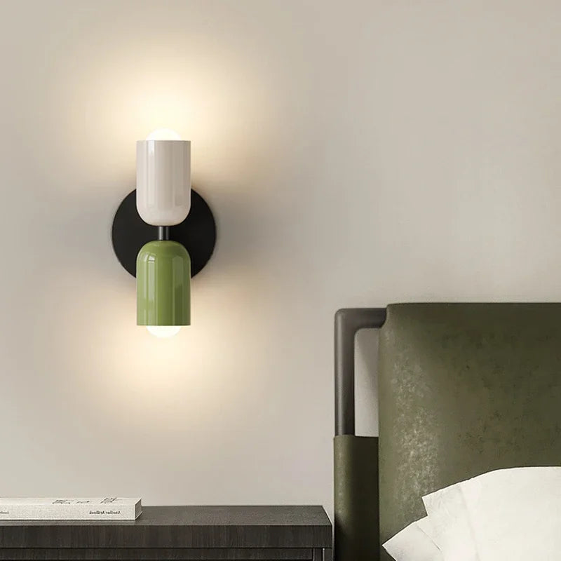 Creamy Glow Wall Lamp | Modern Dual-Light Wall Fixture