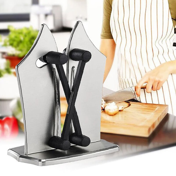 Knife Sharpener | Compact Tungsten Carbide Edge Restorer