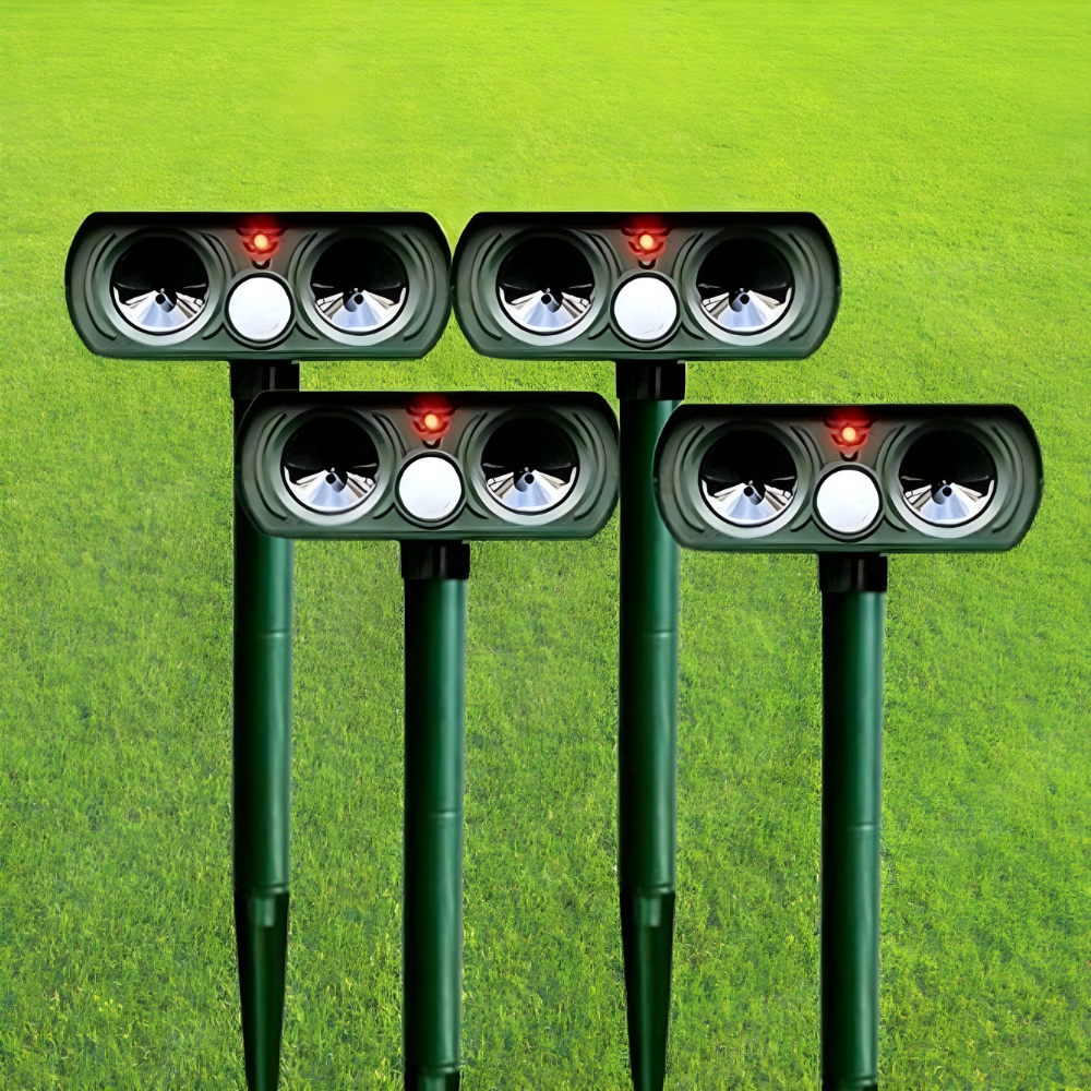 Solar Ultrasonic Pest Repeller | Mice & Rodent Repellent with Motion Detection | Year-Round Protection for Your Garden 0