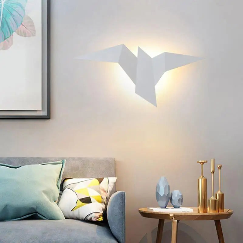 Bird Wall Light | Modern Geometric Glow