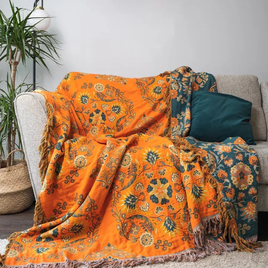 Soft Boho Blanket | Knitted