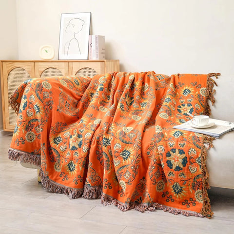 Soft Boho Blanket | Knitted