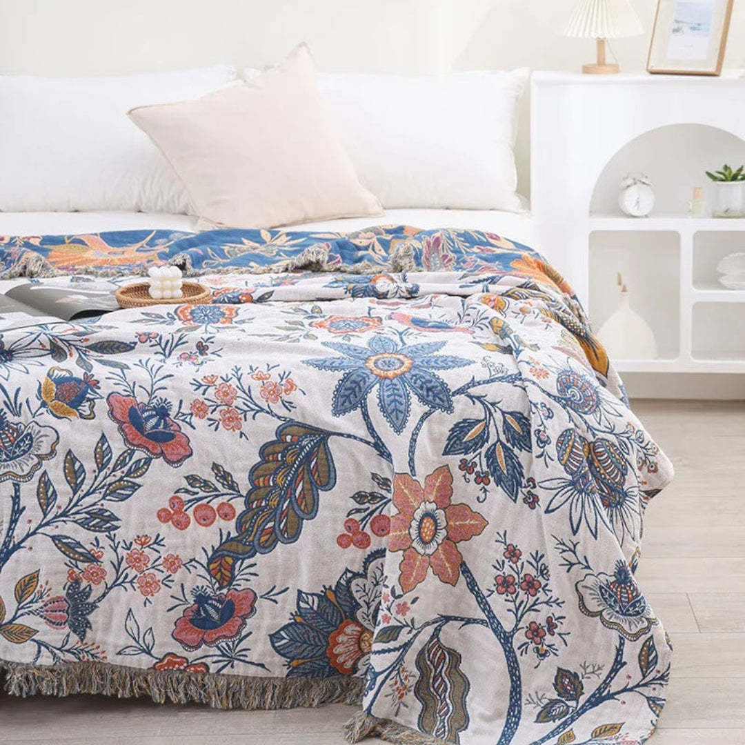 Summer Throw Blanket | Floral