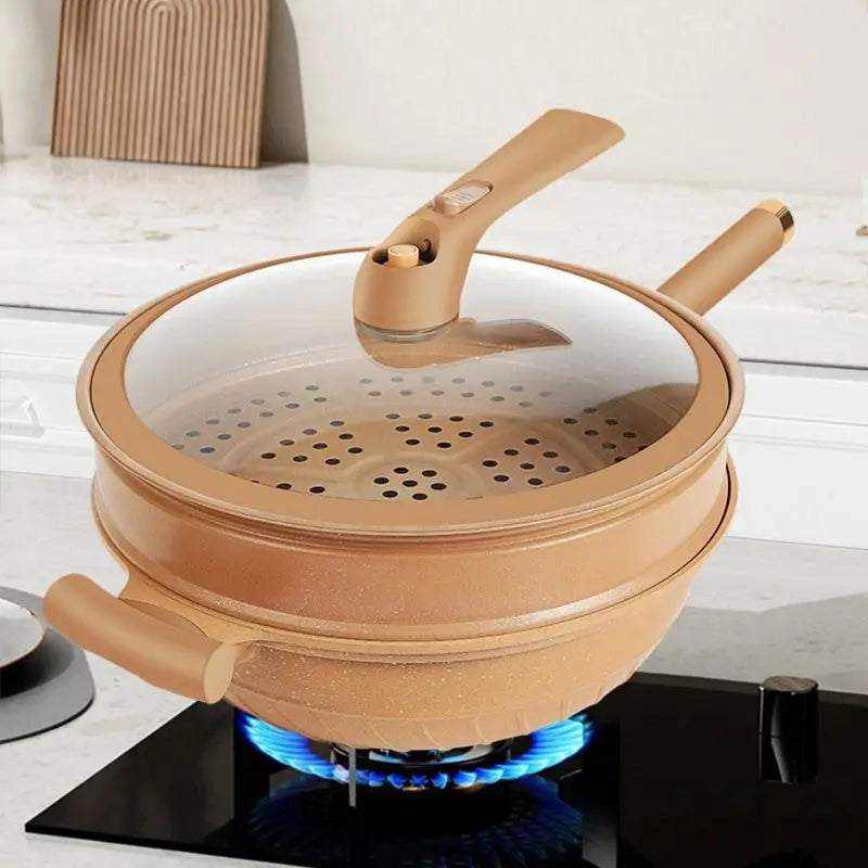 Ultimate Wok Cooker - Home Cooking | Kitchen Tool | Food Prep