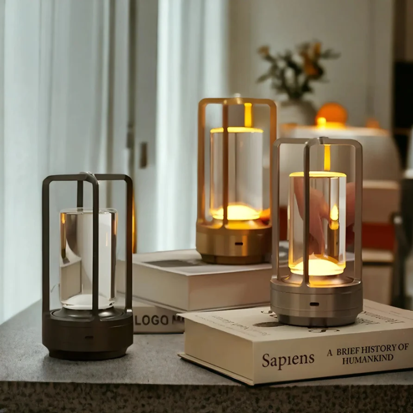 NordicaGlow Table Lamp | Wireless LED Design
