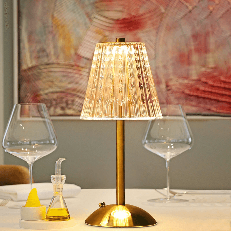 Wireless Table Lamp | Rechargeable LED with Touch Control