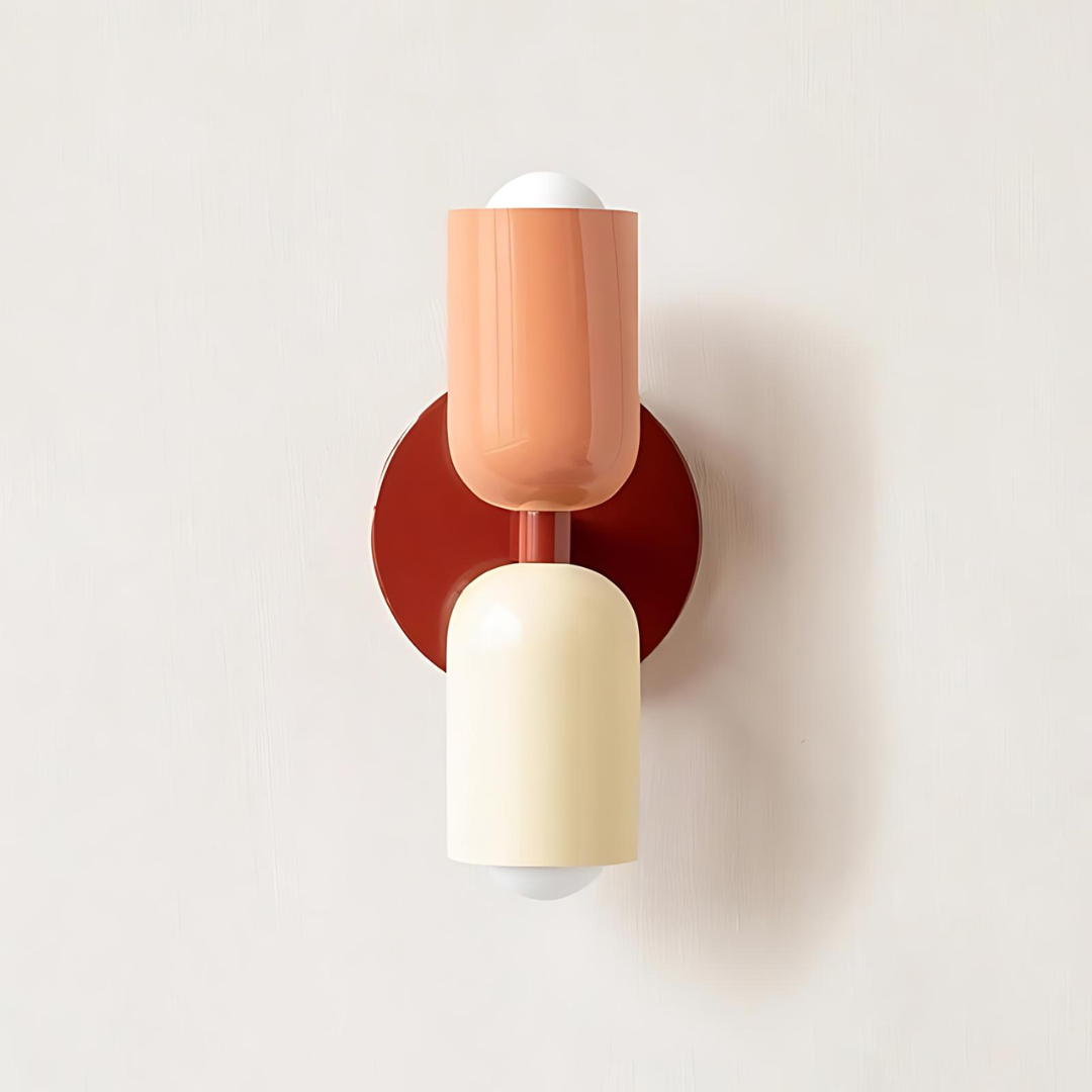 Creamy Glow Wall Lamp | Modern Dual-Light Wall Fixture