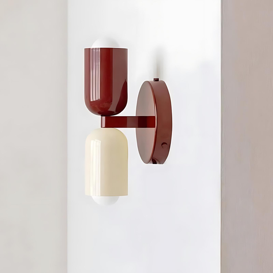 Creamy Glow Wall Lamp | Modern Dual-Light Wall Fixture