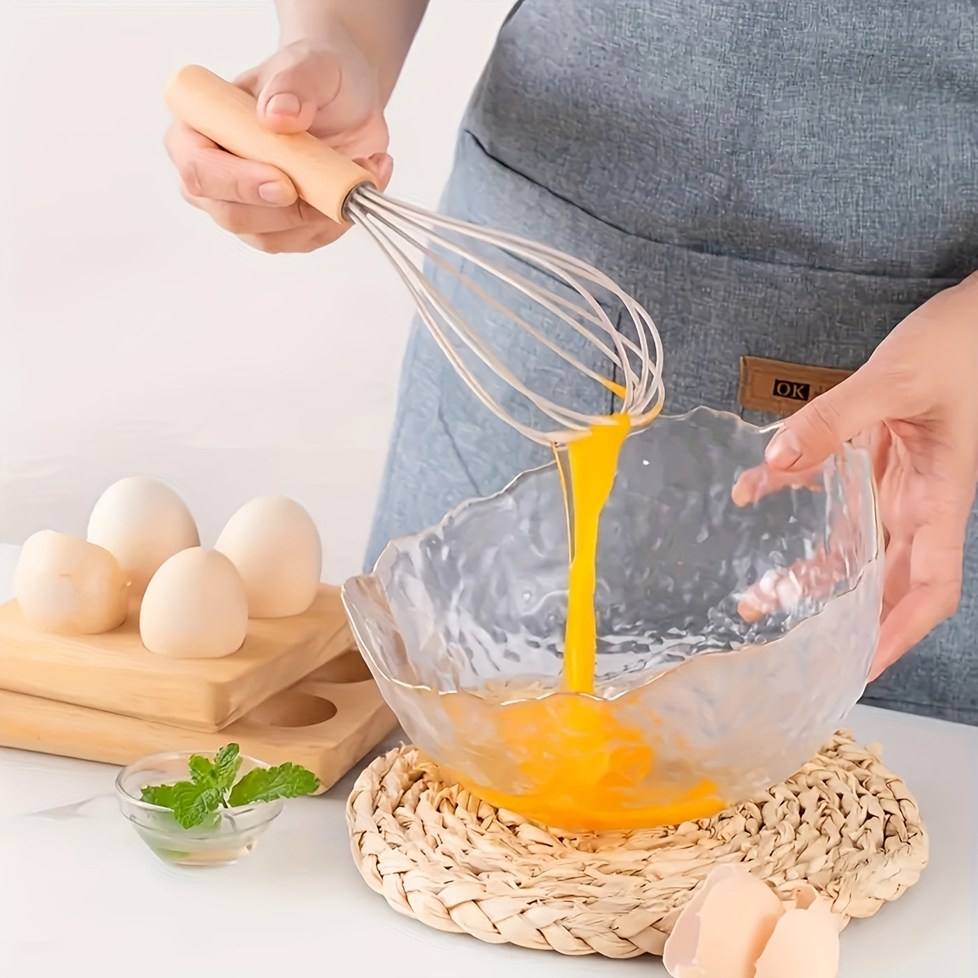 Kitchen Utensil Set | 12-Piece Silicone and Wood