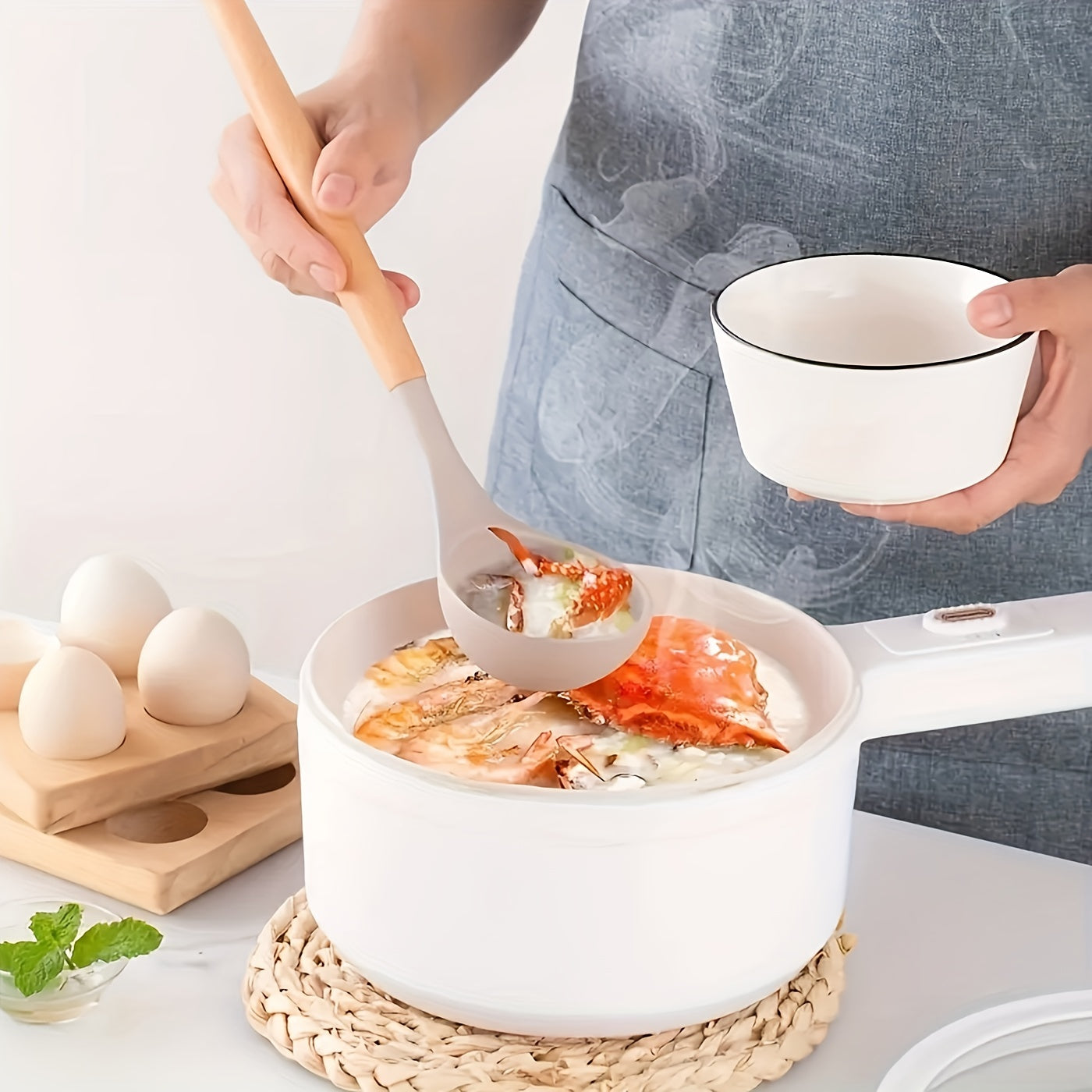 Kitchen Utensil Set | 12-Piece Silicone and Wood