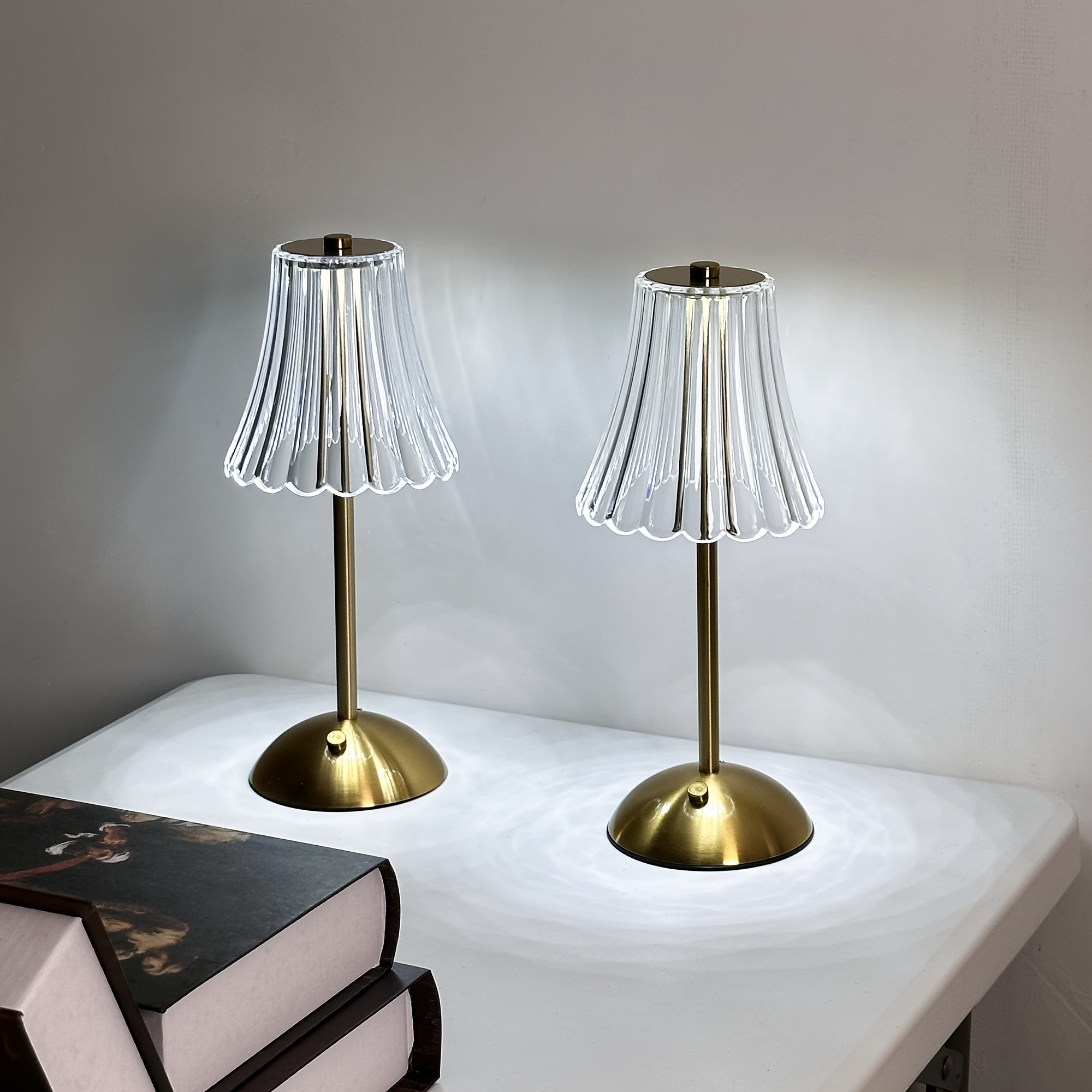 Dimmable LED Table Lamp | USB Rechargeable Touch Sensor Light