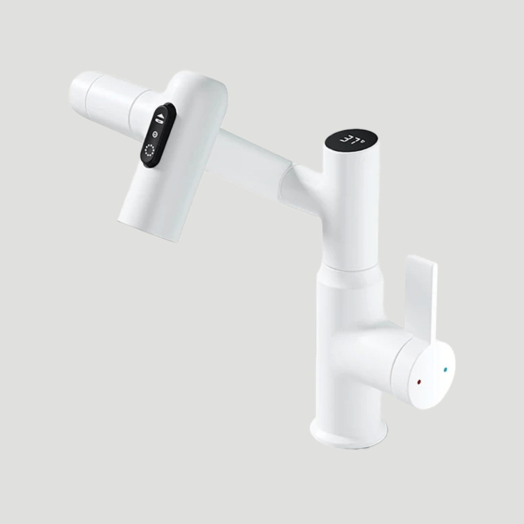 360° Swivel Kitchen Tap | LED Temperature Display Spout
