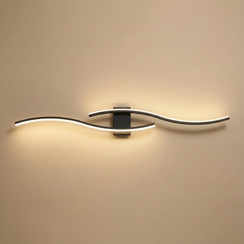 AureaWave | Elegant Dimmable Gold Wall Sconce Lighting for Modern Interiors 0