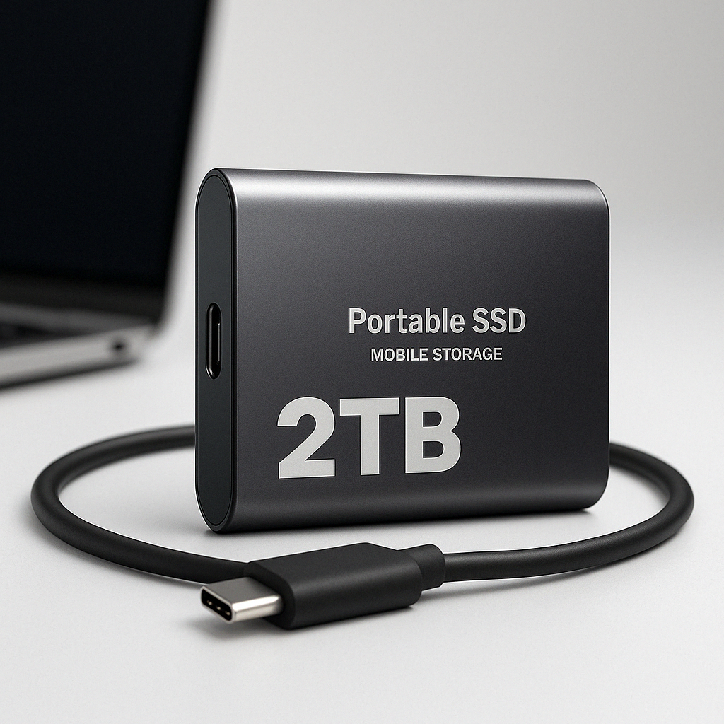 Compact Series | 2TB Portable SSD External Hard Drive with Fast Transfer Speed | Lightweight Design for Easy Storage 1