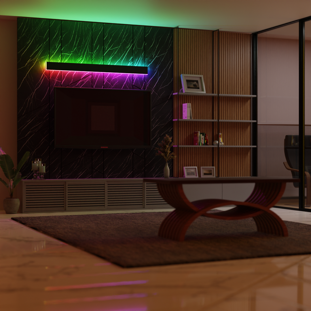 Contemporary Black Outdoor Wall Light | Dimmable LED Design with Colour-Changing Features for Stylish Outdoor Ambiance 2