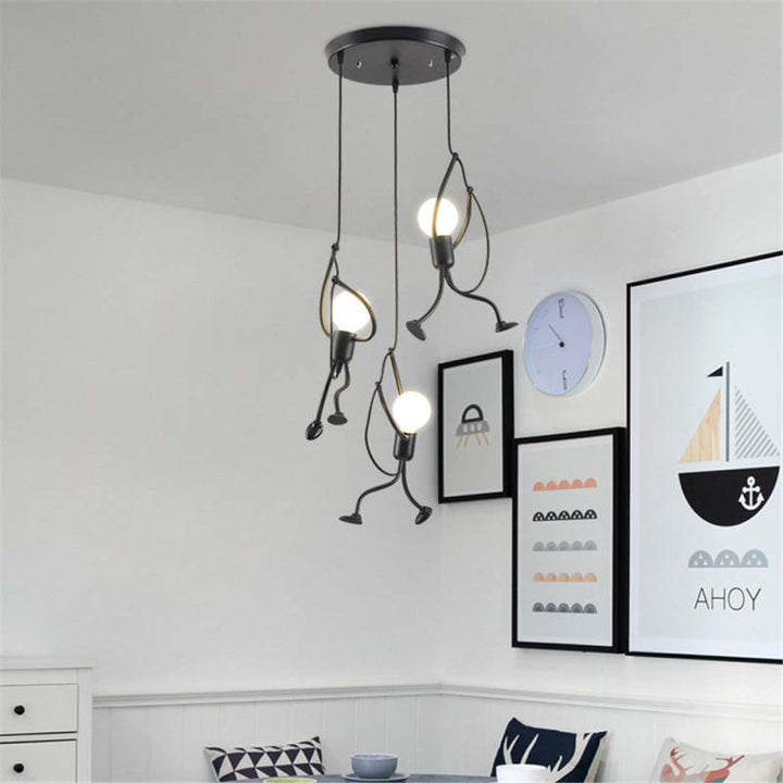 Dollight | Charming Playful Doll-Shaped Pendant Lighting for Kids 2