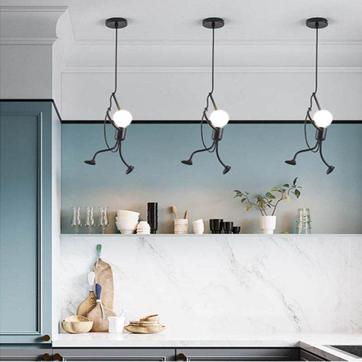Dollight | Charming Playful Doll-Shaped Pendant Lighting for Kids 3