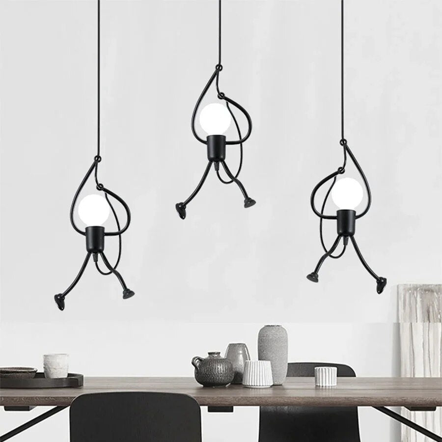 Dollight | Charming Playful Doll-Shaped Pendant Lighting for Kids 5