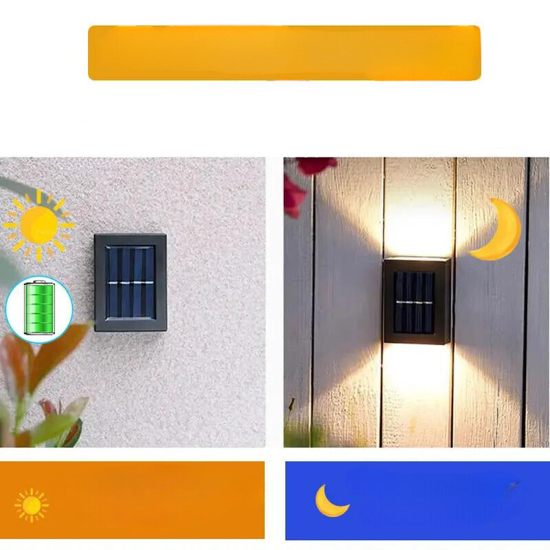 EcoBright | Solar Wall Light Outdoor with Automatic Lighting | Weatherproof Design for Garden Safety 6