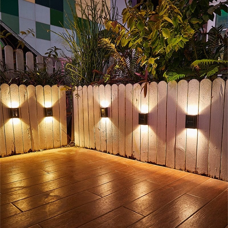 EcoGlow | Outdoor Solar Wall Light with Automatic Dusk-to-Dawn Sensor | Modern Design for Energy-Efficient Illumination 1