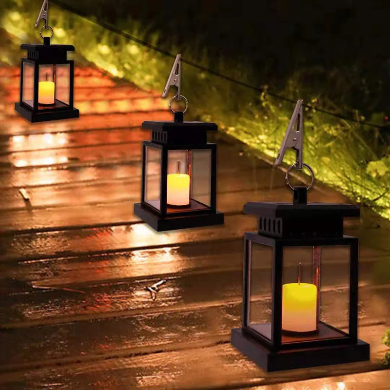 Elegant Solar Lanterns | Outdoor Solar Lamp with Vintage Design | Eco-Friendly Lighting for Cozy Ambiance 4