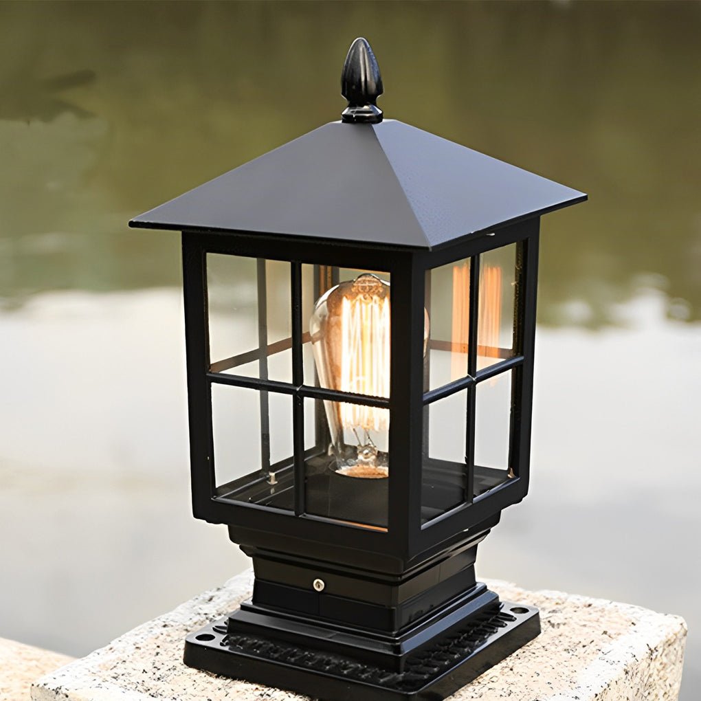 Elegant Solar Outdoor Post Light | Durable Aluminium Alloy with Dual Power Options for Stylish Illumination 3