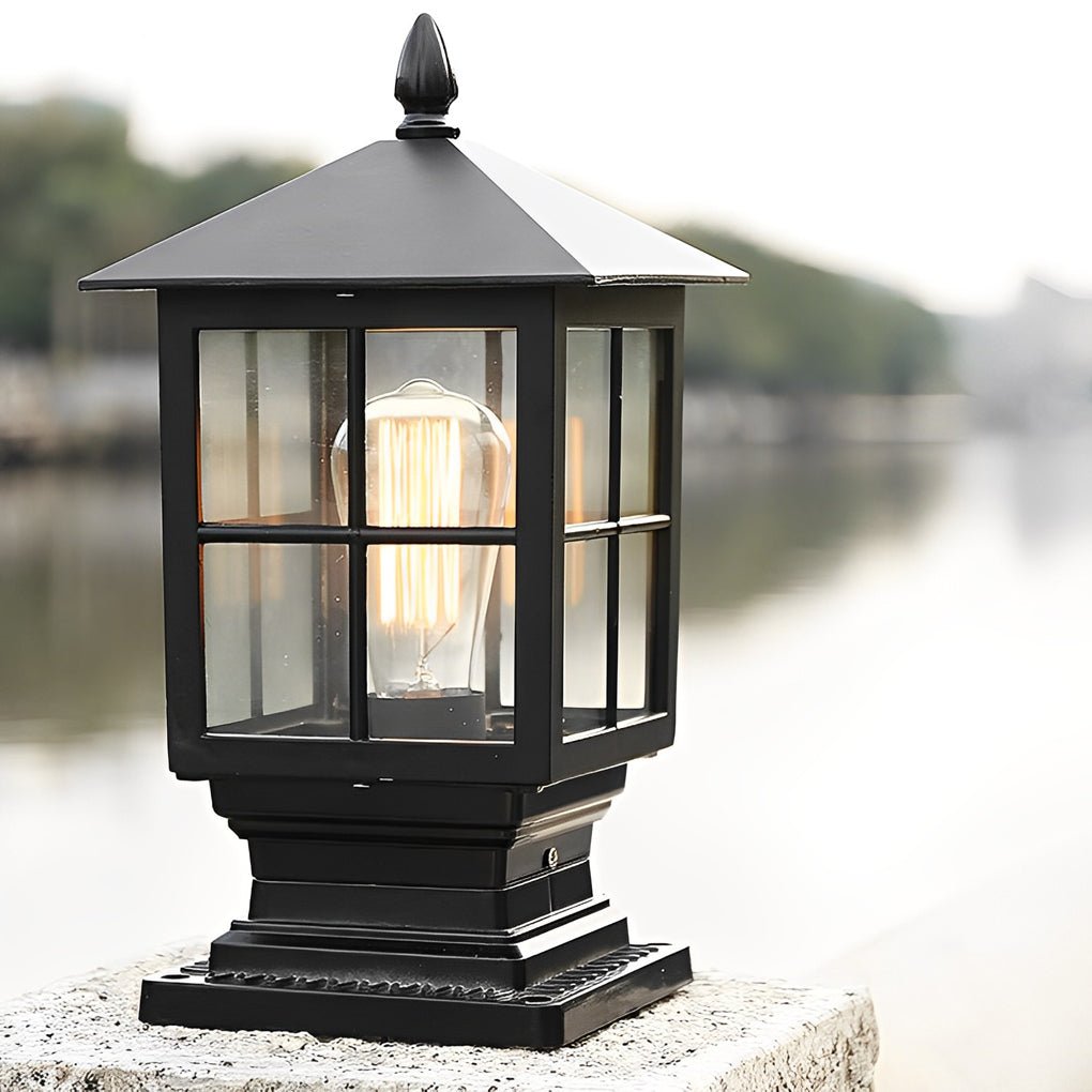 Elegant Solar Outdoor Post Light | Durable Aluminium Alloy with Dual Power Options for Stylish Illumination 7