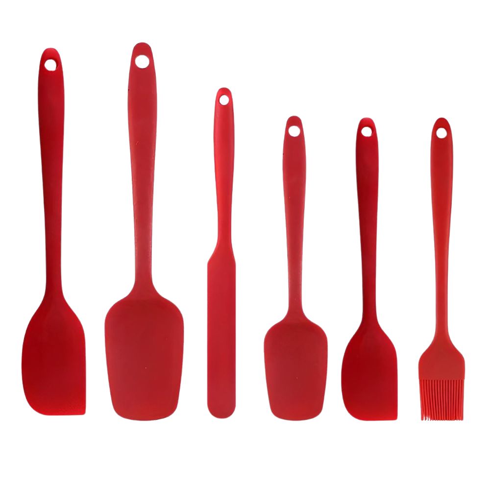Flexible Silicone Spatula Set | 6 Pcs Set 11