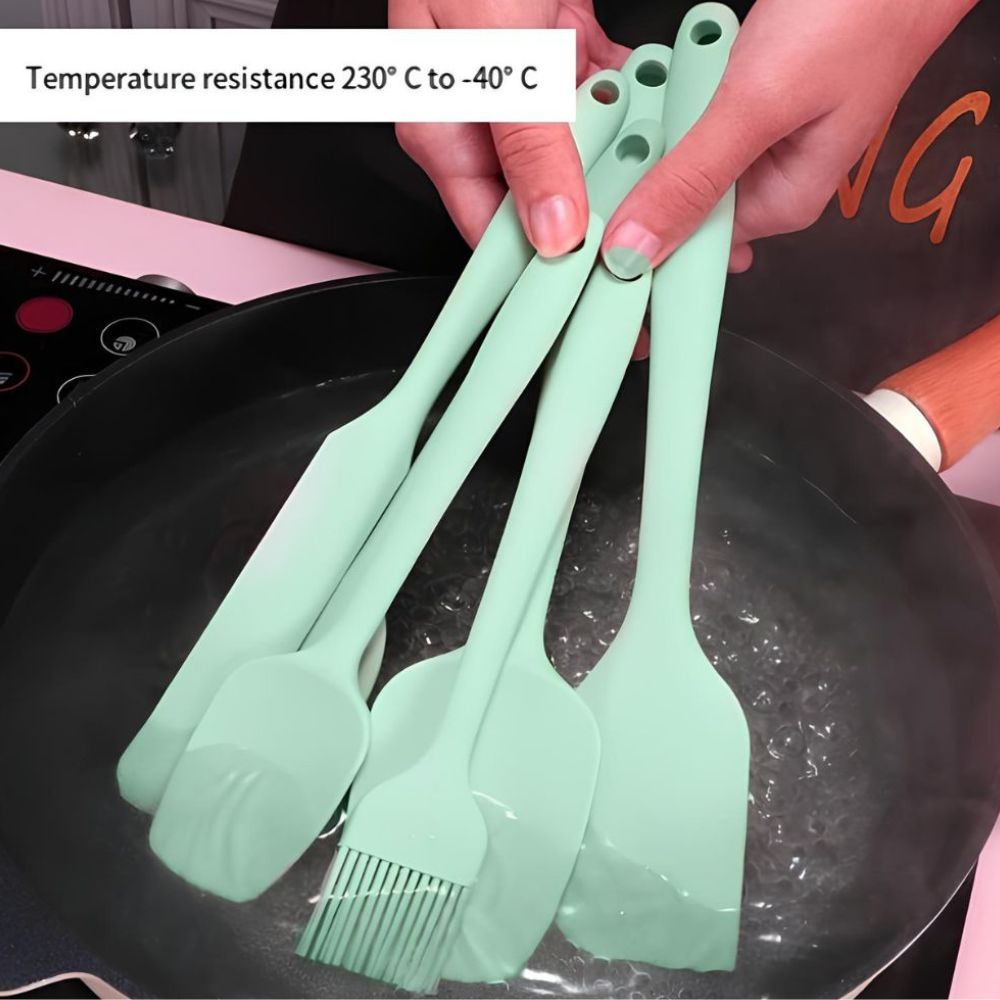 Flexible Silicone Spatula Set | 6 Pcs Set 8