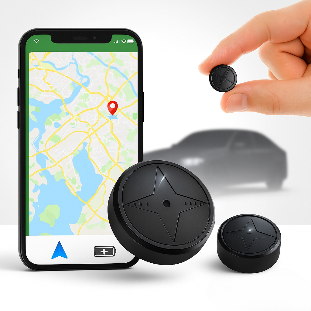 Magnetic GPS Tracker | Real-Time Vehicle Tracking Device with Geofencing Alerts | Compact & Discreet for Enhanced Security 0