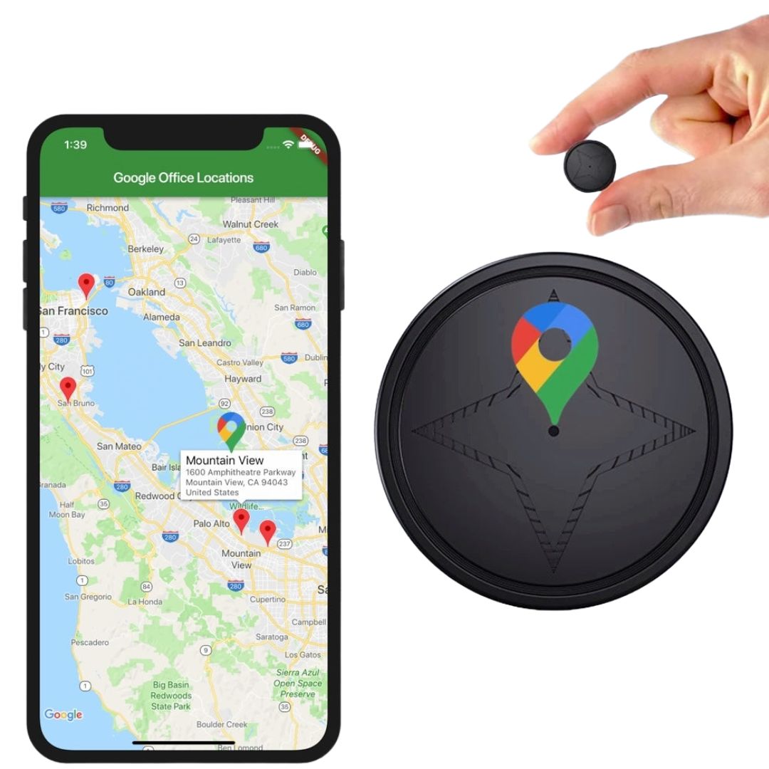 Magnetic GPS Tracker | Real-Time Vehicle Tracking Device with Geofencing Alerts | Compact & Discreet for Enhanced Security 1