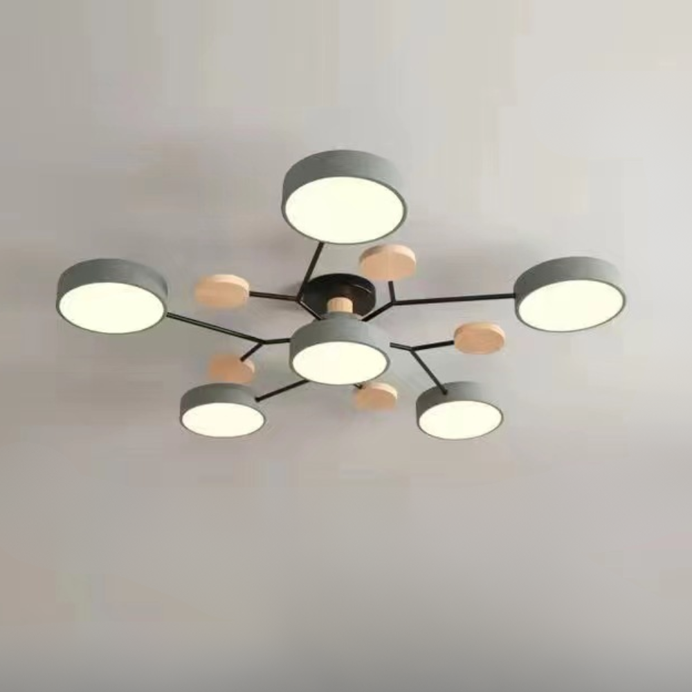 Modern Chandelier Light | Adjustable Brightness Flush Mount for Elegant Home Illumination 1