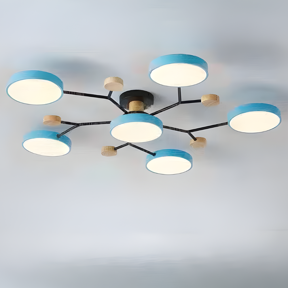 Modern Chandelier Light | Adjustable Brightness Flush Mount for Elegant Home Illumination 11