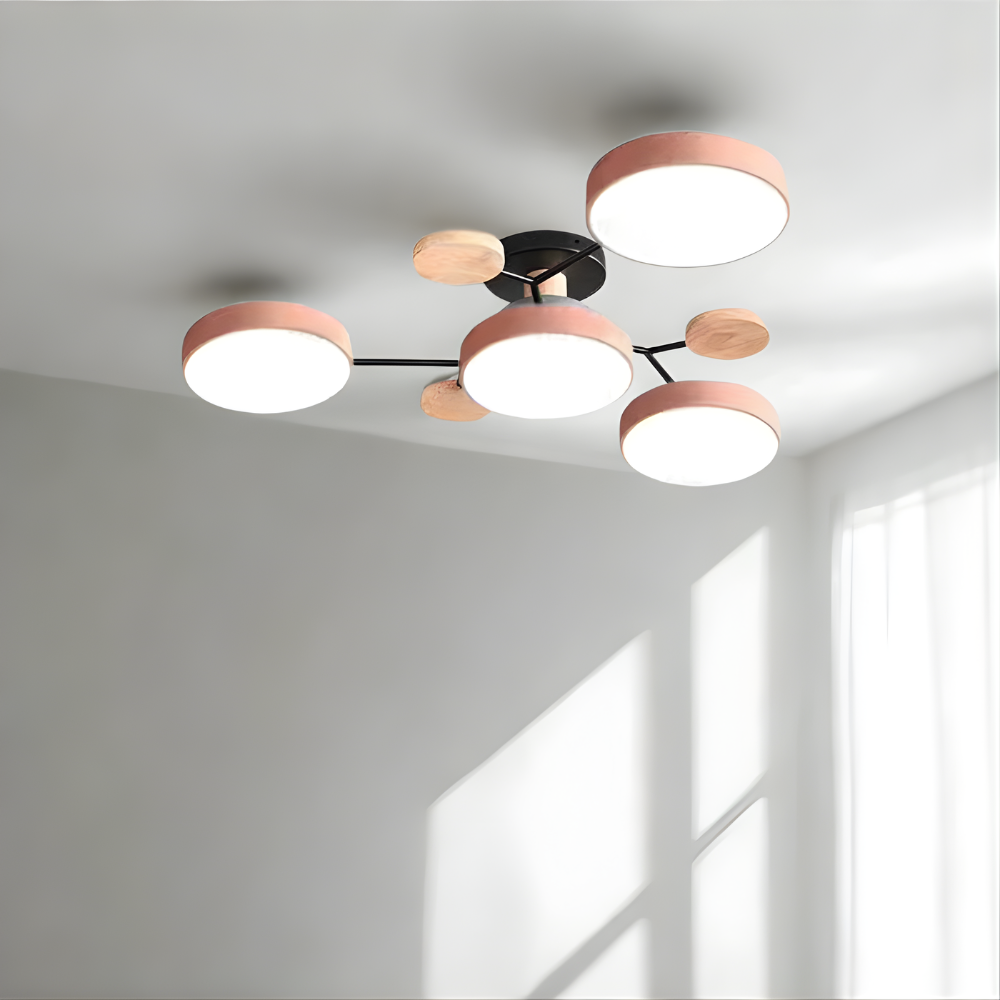 Modern Chandelier Light | Adjustable Brightness Flush Mount for Elegant Home Illumination 13